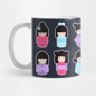 Kokeshi dolls Mug